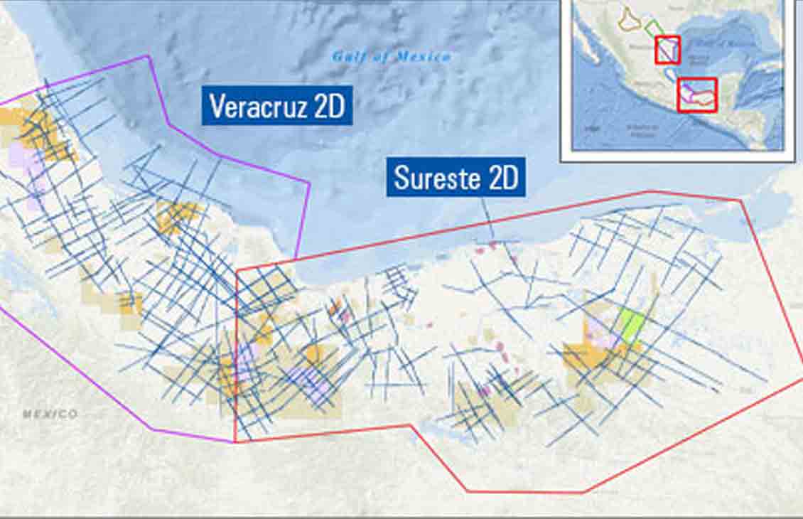 Mexico seismic surveys