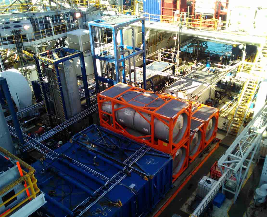 Image showing facility to treat contaminated condensate at the surface, New Zealand